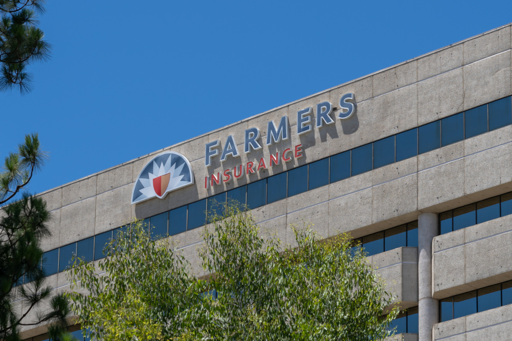 Farmers' corporate headquarters in Woodland Hills, California.